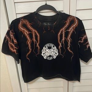 Darc Sport lightening Cropped Shirt